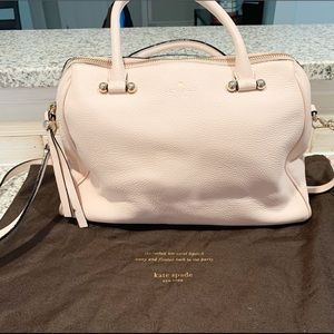 Large Kate Spade Blush Pink Purse & Wallet